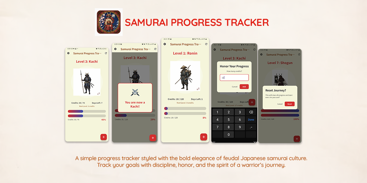 Samurai Progress Tracker